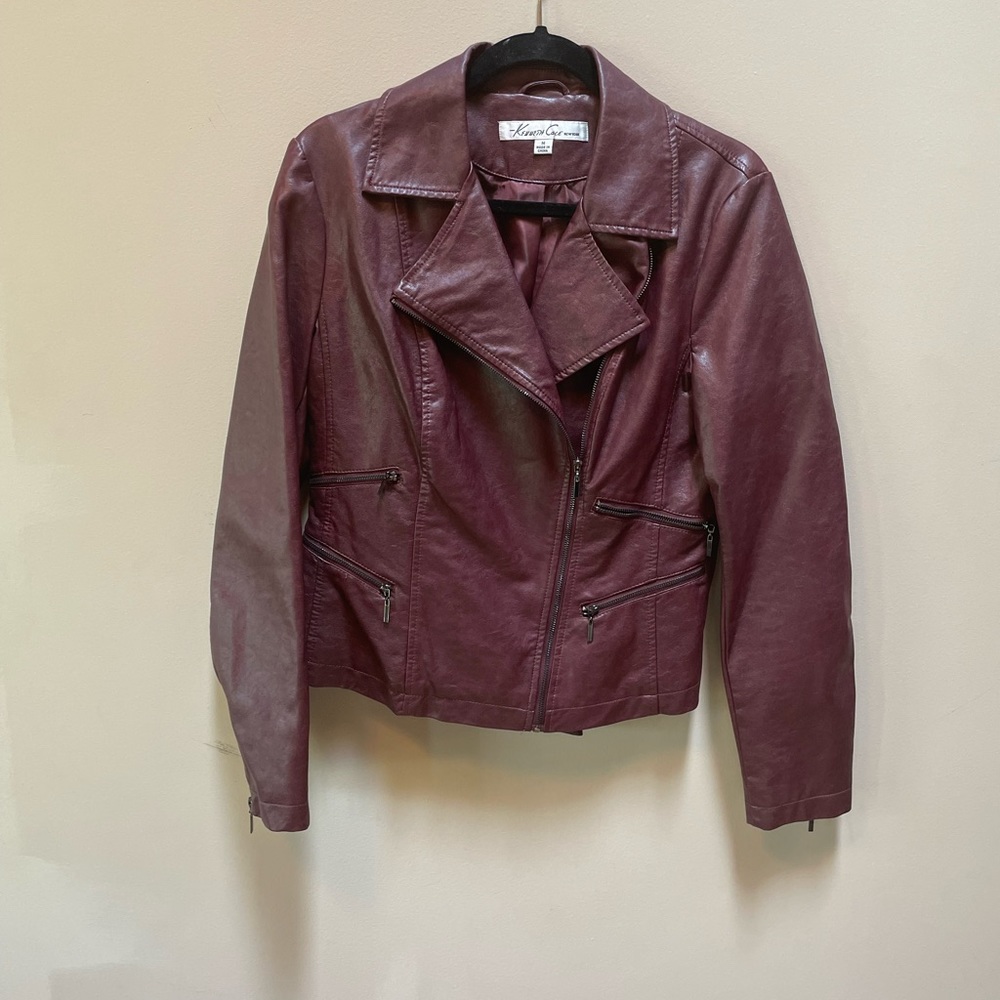 Faux leather jacket
